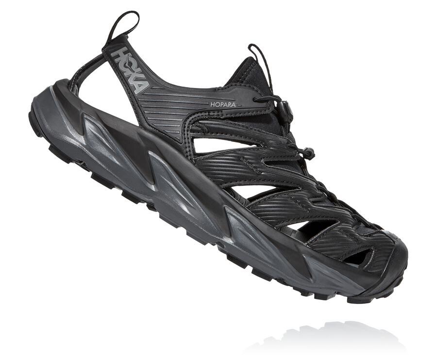 Hoka One One Sandalet Erkek Siyah - Hopara - WK8274061